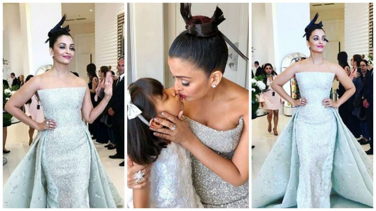 Cannes 2018: Aishwarya Rai Bachchan's sassy 2nd day look; Aaradhya's kiss  of love to mom (In Pics) | People News – India TV
