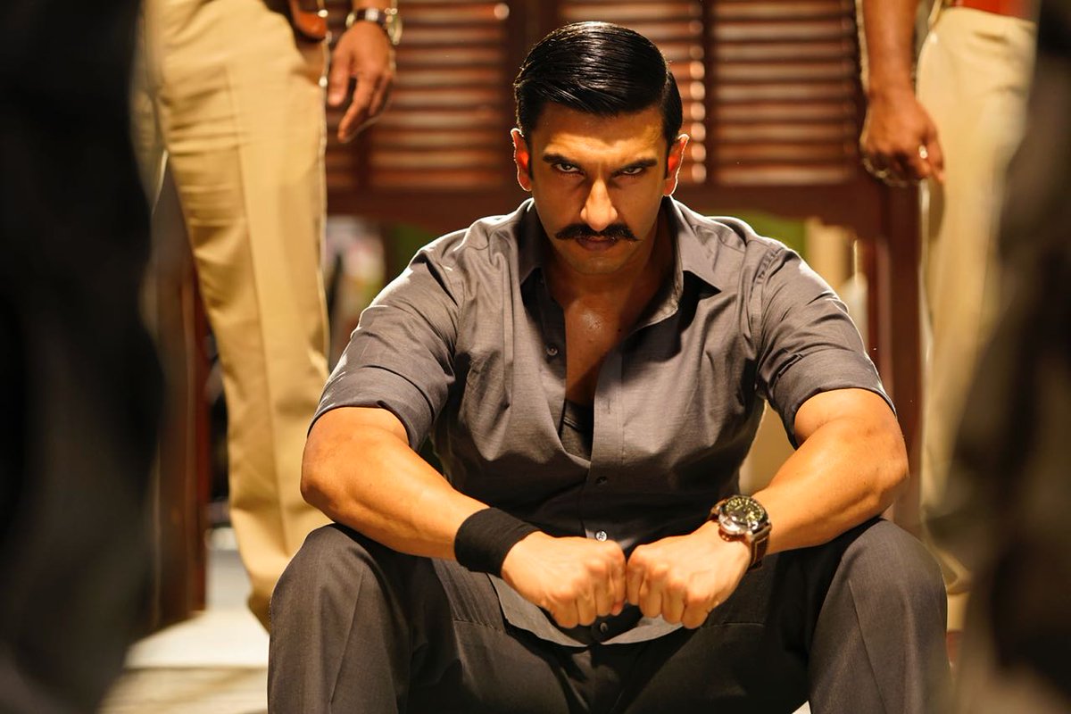 Simmba new poster out: Ranveer Singh as an angry young man looks impressive  | Bollywood News – India TV