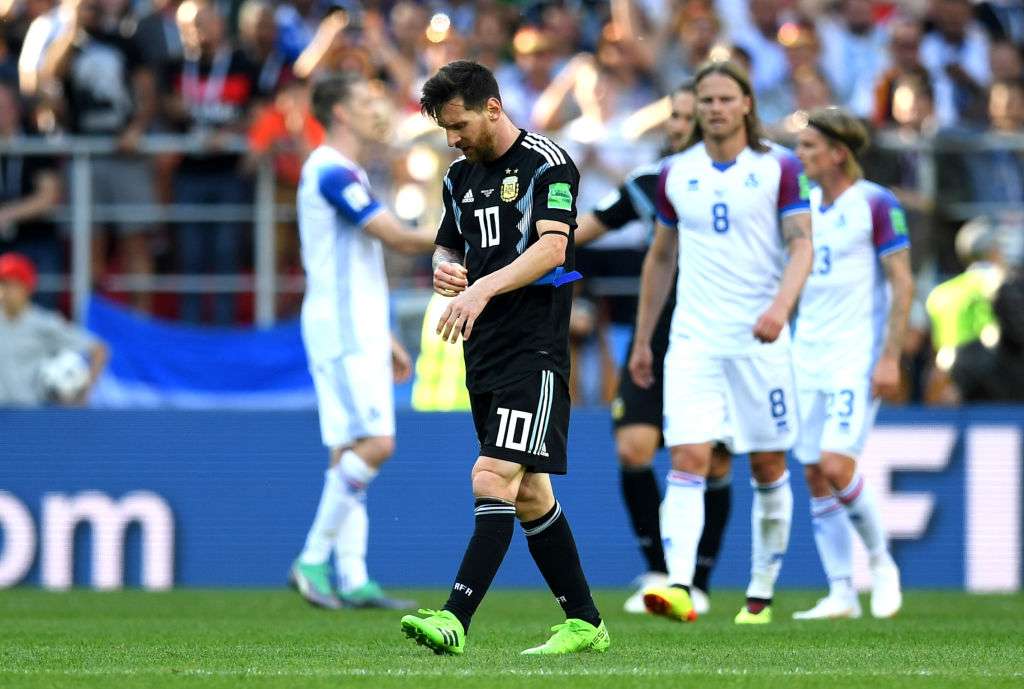 Messi misses penalty, Iceland holds Argentina to 1-1 draw