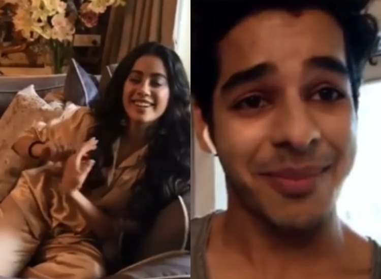 Ishaan Khatter and Janhvi Kapoor goofs around before Dhadak trailer launch
