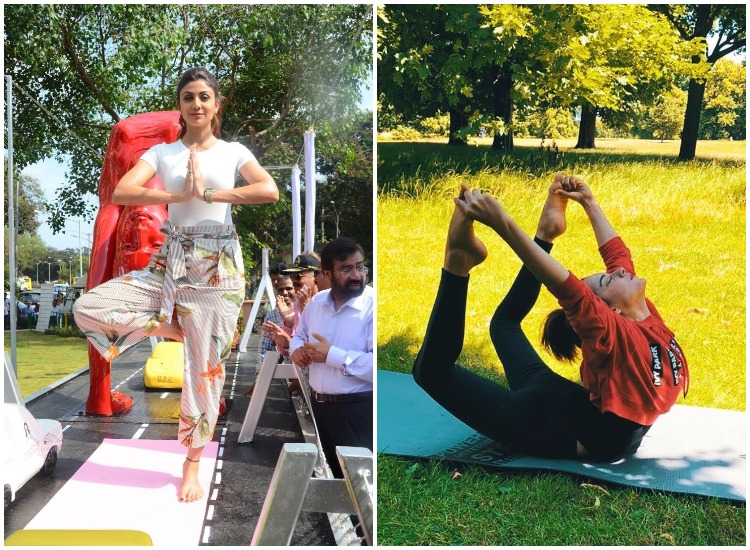 Here's why Shilpa Shetty's yoga poses prove that being fit is fine, but  working out is cooler!