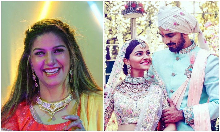 Newlyweds Rubina Dilaik and Abhinav Shukla dance off on &lsquo;Teri Aakhya Ka Yo Kajal&rsquo;. Watch viral video