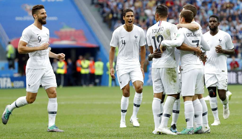 FIFA World Cup 2018: Varane, Griezmann on target as France defeat ...