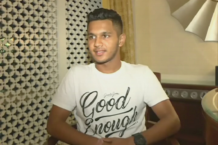 Aryan Juyal during the interview.