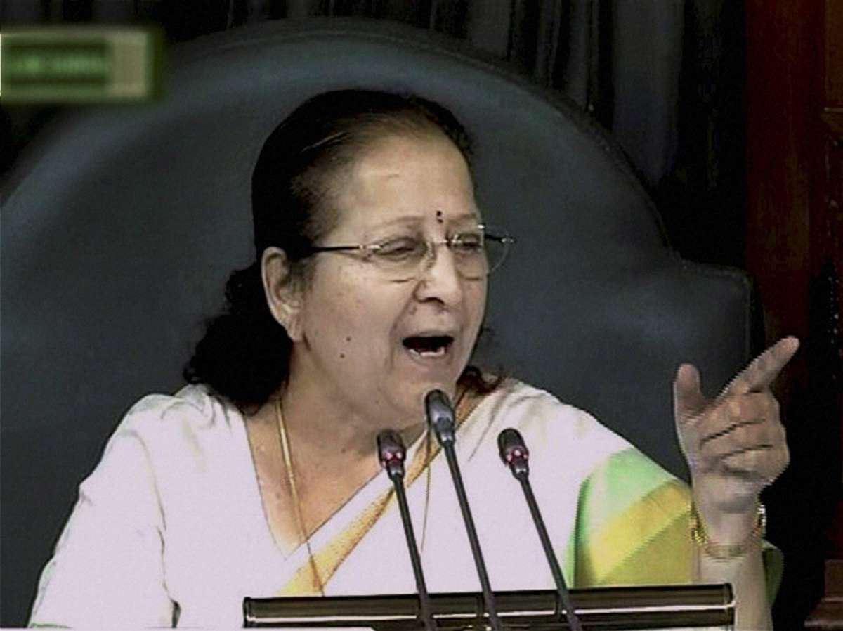 ‘Maintain decorum of House, PM post’: Lok Sabha Speaker Sumitra Mahajan on Rahul Gandhi’s hugplomacy, wink