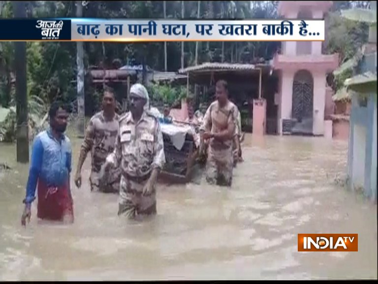 Sigh of relief for over one million people as water level recedes in flood-hit Kerala; torrential rains batter Maharashtra, Madhya Pradesh, Rajasthan