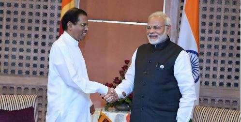 PM Modi Meets Sri Lankan President – India TV