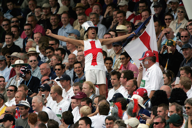 The spectators often add a lot of flavour to cricket matches.