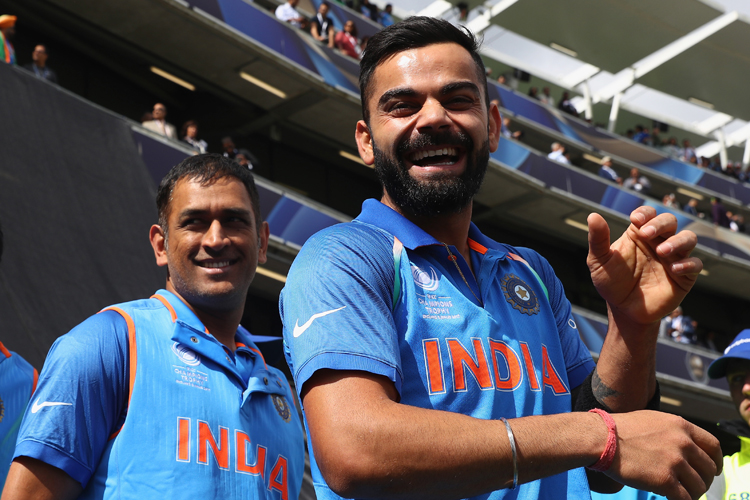 Virat Kohli started his international career under the captaincy of MS Dhoni.