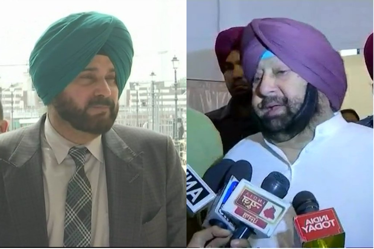 Punjab CM slams his fellow Congress leader Navjot Singh Sidhu for ...