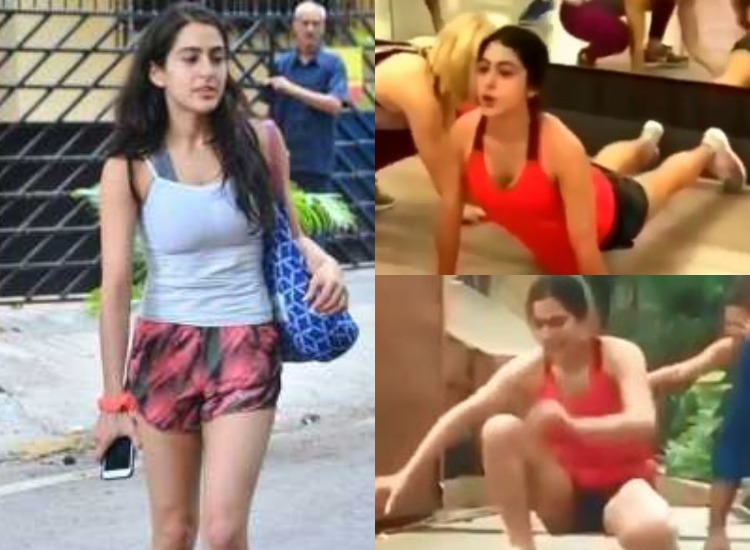 Saraali Khan Threesome Porn Xxx In Mp4 - Watch: Sara Alia Khan's workout video will make you hit the gym right now |  Celebrities News â€“ India TV