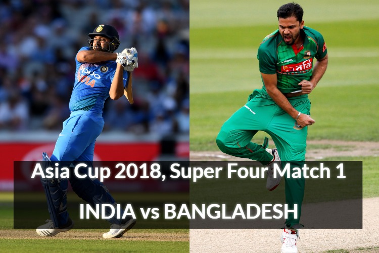 Live Match India Vs Bangladesh Asia Cup Super Four, Watch IND Vs BAN ...