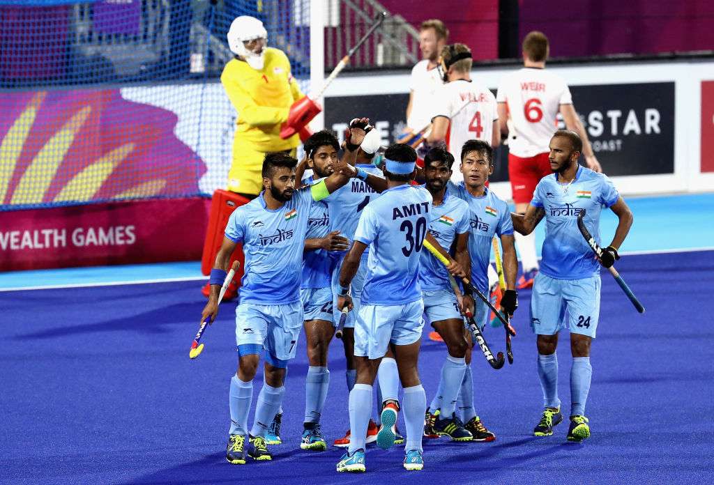 A file image of the Indian men's hockey team