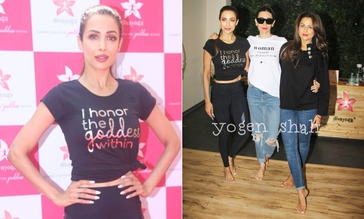 Amid #MeToo stories, Malaika Arora and Karisma Kapoor make strong statements with their t-shirts
