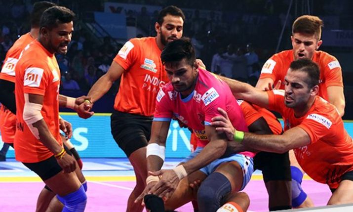 Pro Kabaddi League: U Mumba bounce back to beat Jaipur Pink Panthers ...