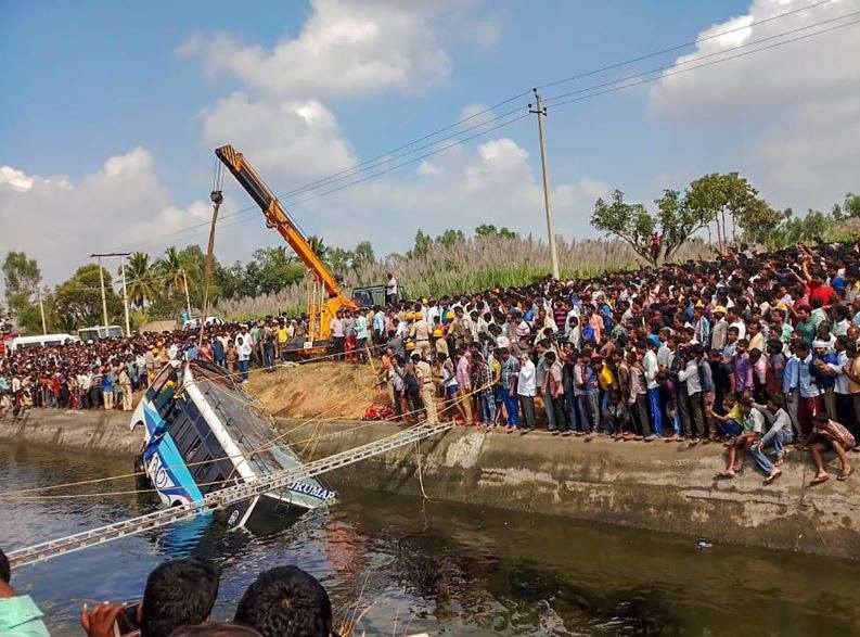 Mandya Bus Accident