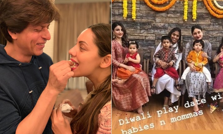 Latest Bollywood News November 2: Shah Rukh Khan greets fans at Mannat, Kareena Kapoor takes Taimur for pre-Diwali bash and more