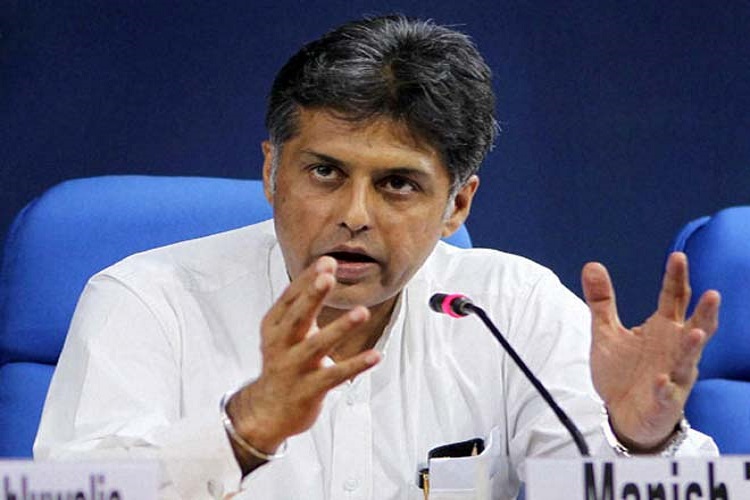 Congress leader Manish Tewari