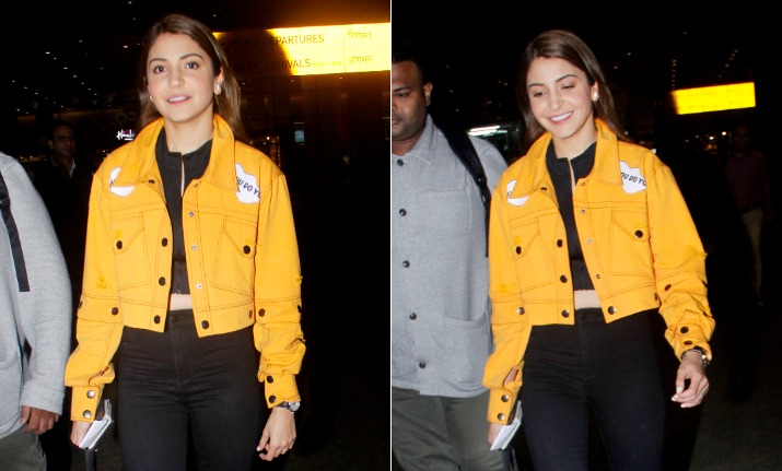 Anushka Sharma is giving us serious winter fashion goals in this sunny yellow jacket. See pics