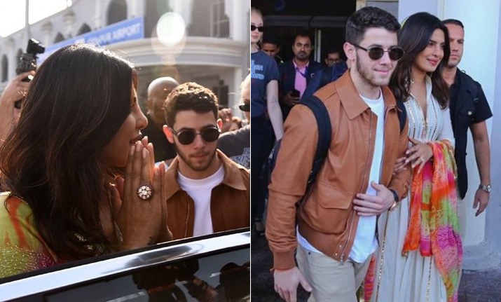 #PriyankaKiShaadi: Soon-to-be married Priyanka Chopra and Nick Jonas receive royal welcome at Umaid Bhawan Palace, Jodhpur. Watch video&nbsp;