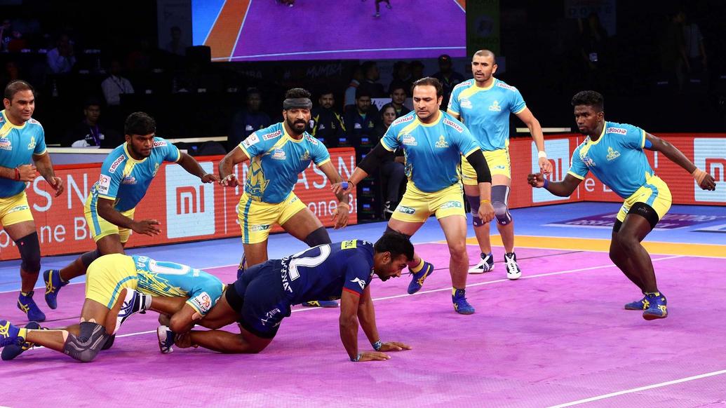 Haryana held Tamil 32-32 in the Pro Kabaddi League&nbsp;