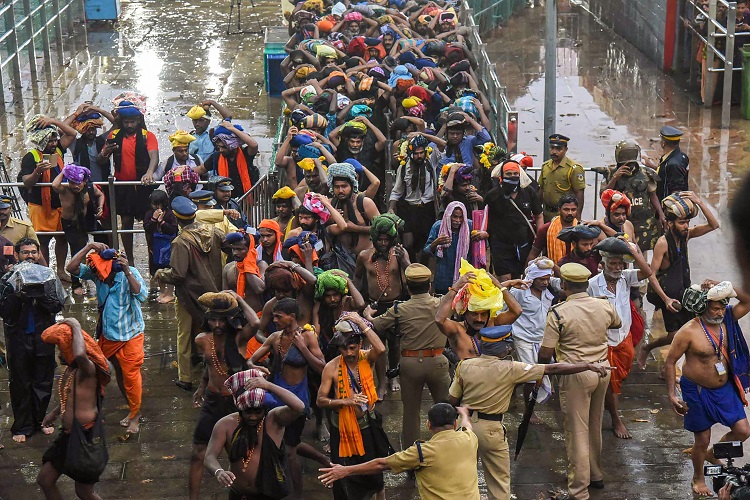 Sabarimala row: Kerala on boil, BJP observes 'protest day' against arrest of party leader K Surendran, govt creating terror-like situation in state, accuses Congress