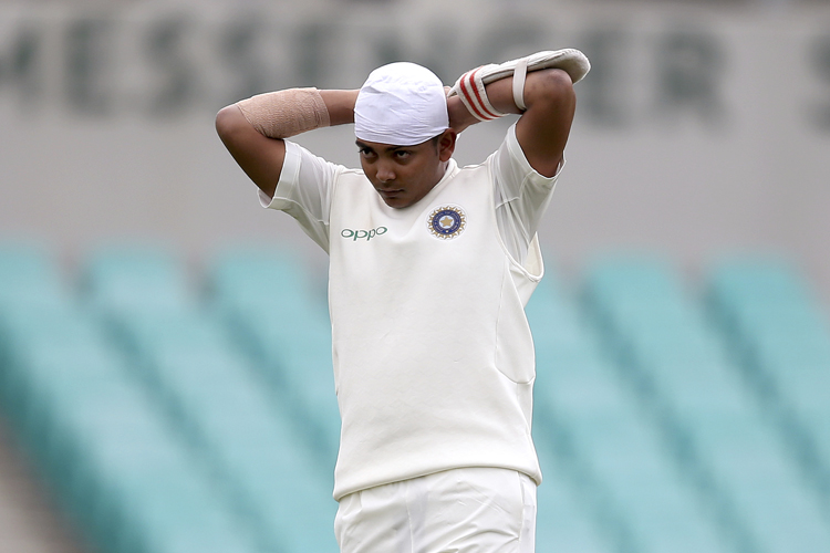 India vs Australia: Prithvi Shaw out of first Test due to ankle injury