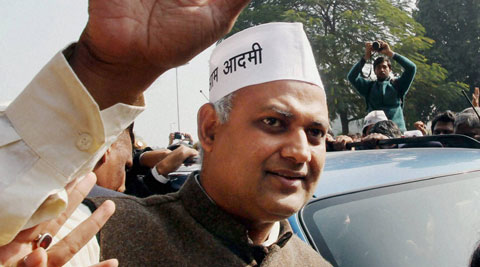 AAP MLA Somnath Bharti booked for 'hurling abuses' at woman scribe