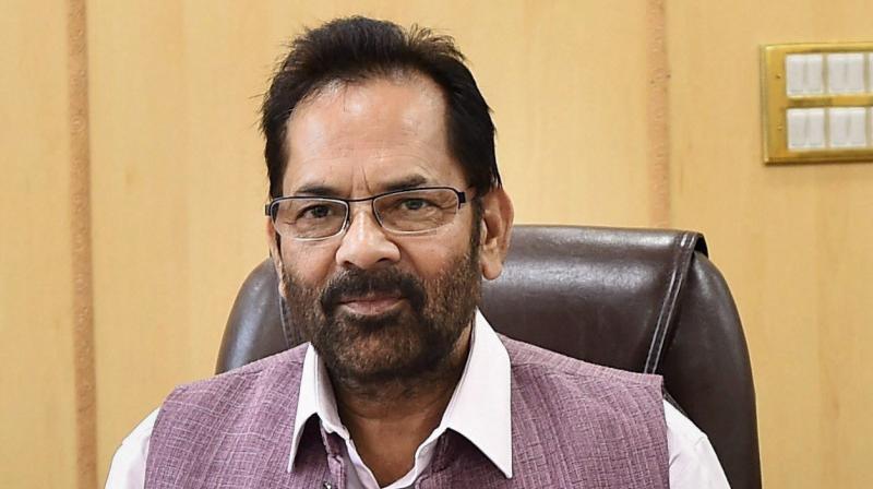 Driver of opposition alliance wagon doesn't even have learner's licence: Mukhtar Abbas Naqvi