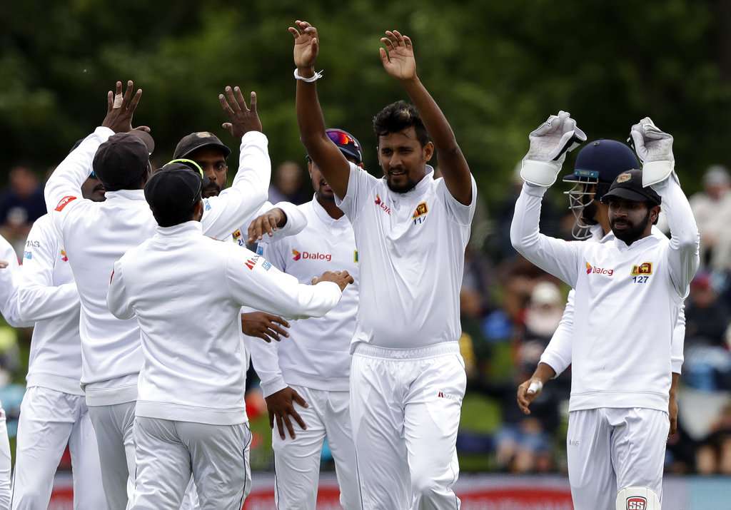 2nd Test: 14 wickets fall on Day 1 as Sri Lanka wrap up New Zealand for 178