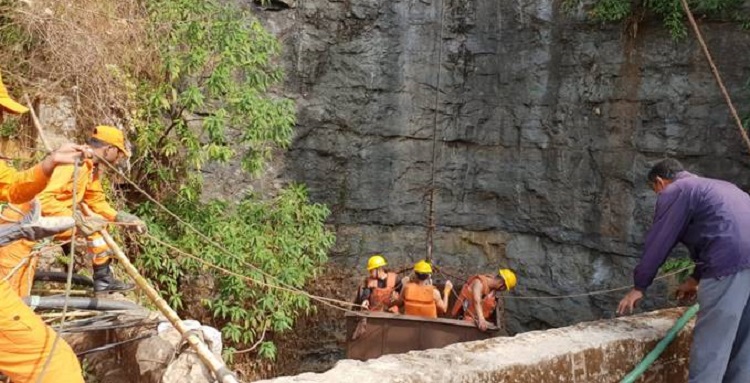 Massive operation on to rescue 13 people trapped in illegal mine in Meghalaya