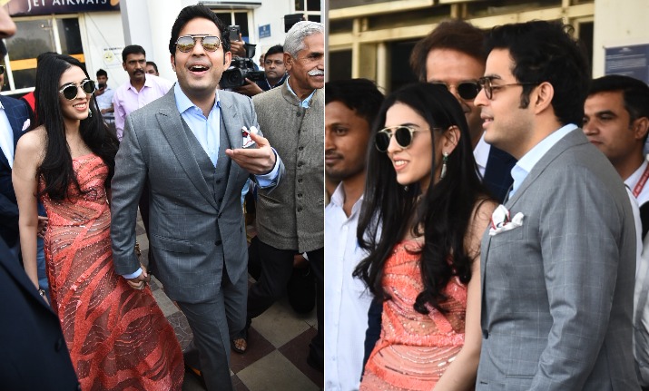 Priyanka Chopra-Nick Jonas Wedding: Akash Ambani arrives with wife-to-be Shloka Mehta. See pics