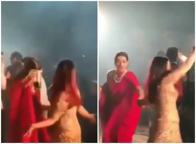 &nbsp;Aishwarya Rai Bachchan, Deepika Padukone's dance at Isha Ambani's sangeet.