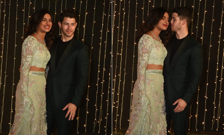 Ranveer Singh and Deepika Padukone twin in black as the attend Priyanka  Chopra - Nick Jonas' Bollywood reception