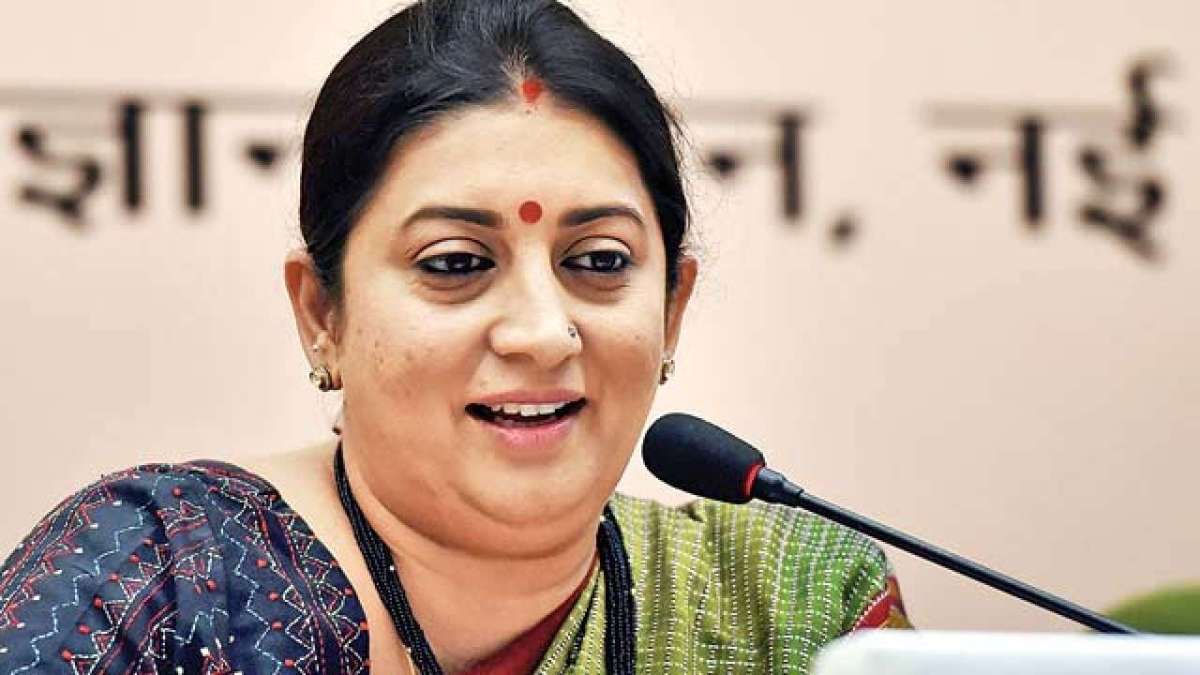 BJP leader Smriti Irani