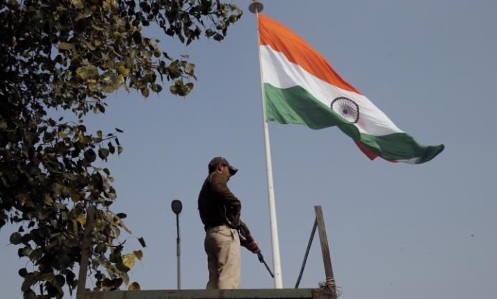 indian flag hoisting