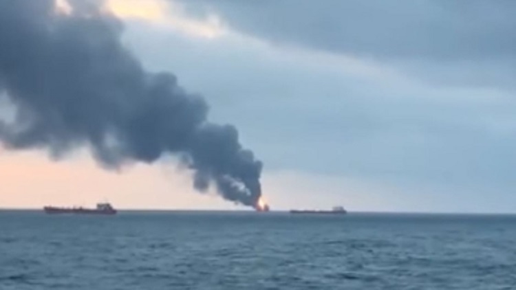 Ships with Indian, Turkish crews catch fire in Moscow