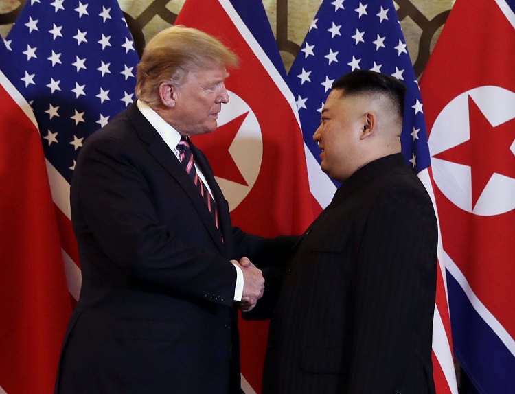 Trump, Kim share smiles, open second summit with hopeful words in Vietnam