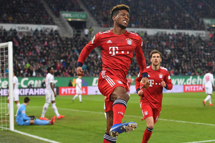 Bundesliga: Bayern Munich survive Augsburg scare to close gap on leaders Borussia Dortmund