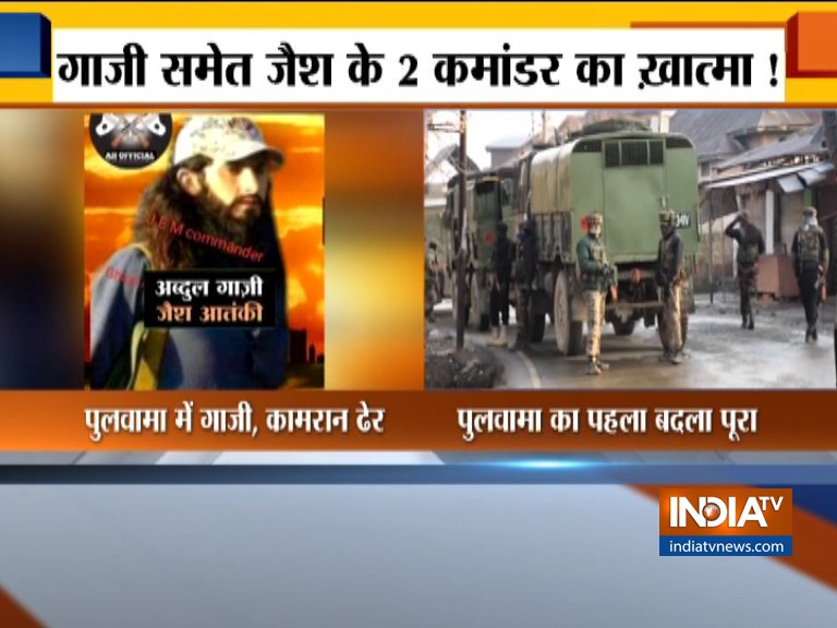 Jammu and Kashmir: Pulwama terror attack mastermind Abdul Rasheed Ghazi killed by Army; Major, 3 jawans martyred in encounter; top cop injured