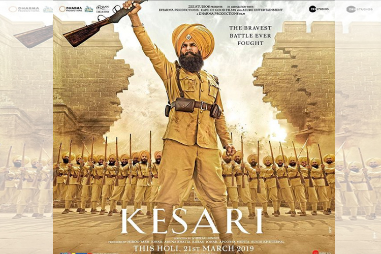 Kesari new poster: Akshay Kumar all set to unfold the story of ‘bravest battle ever fought’, trailer to release tomorrow