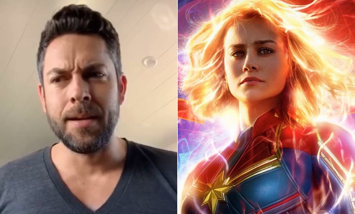 Zachary Levy comes out in support of Brie Larson’s Captain Marvel amid fake reviews