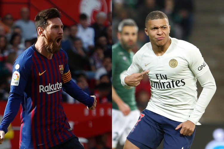 Football symmetry in Europe: Mbappe, Messi reach incredible milestones ...