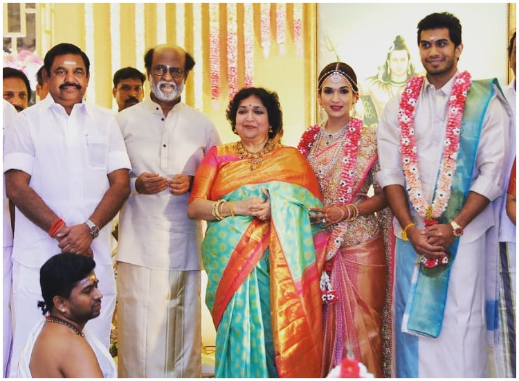 Rajinikanth’s daughter Soundarya marries Vishagan Vanangamudi, see Pics ...