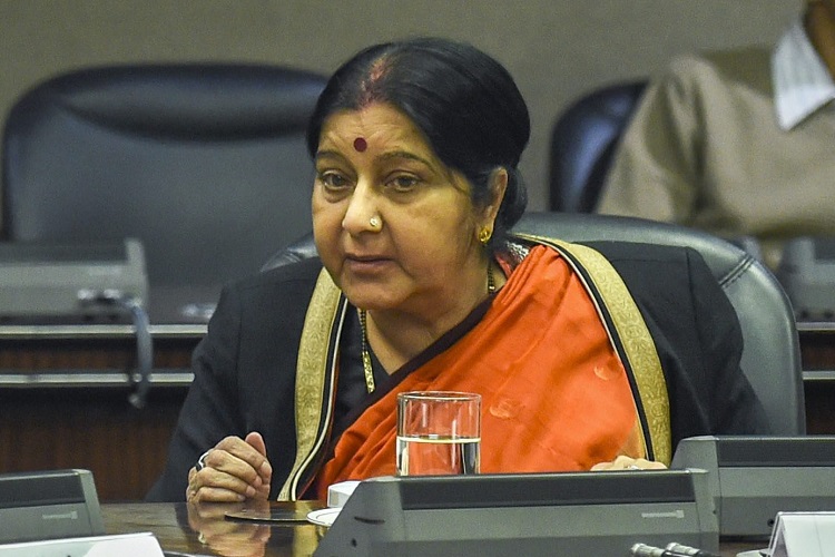 Sushma Swaraj at RIC: Raises Pulwama, Pakistan's inaction