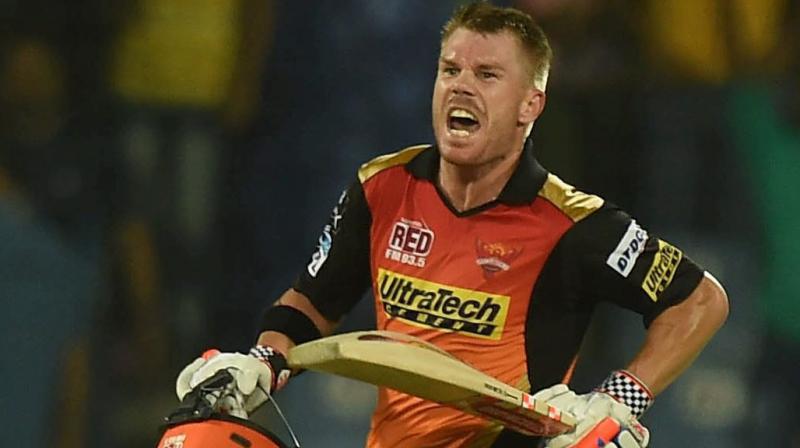 David warner store in srh jersey