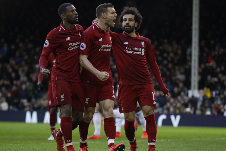 Premier League: Liverpool return to top with 2-1 win over Fulham