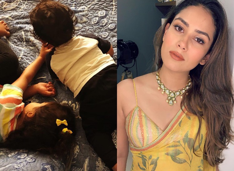 Mira Kapoor&rsquo;s latest picture featuring kids Zain and Misha is every brother-sister duo ever!
