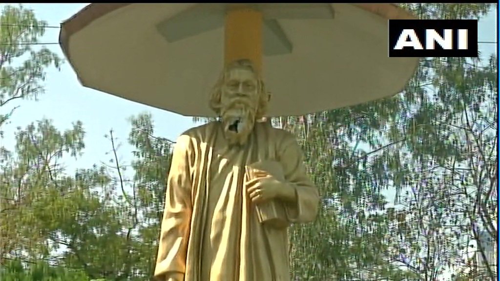 Rabindranath Tagore statue vandalised in West Bengal&nbsp;