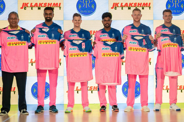 Jerseys over the years - Rajasthan Royals edition 